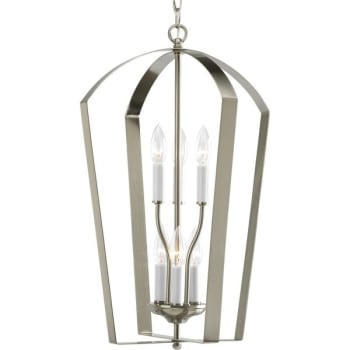 Image for Progress Lighting Gather 6-lamp Led Entryway Lighting (b. Nickel) from HD Supply