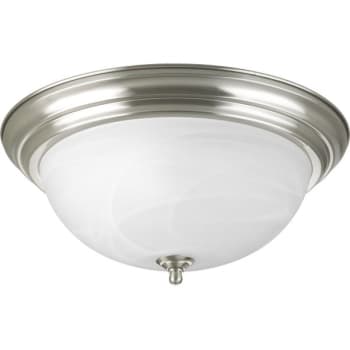 Image for Progress Lighting® Melon 15.25 In. 3-Light Led Flush Mount Light (Alabaster Glass) from HD Supply