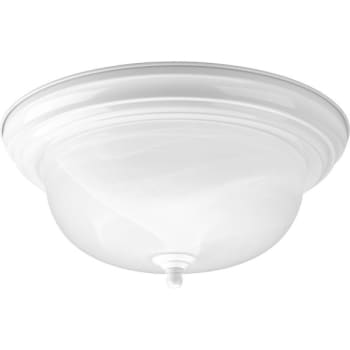 Image for Progress Lighting LED Melon White Two-Light Flush Mount Fixture from HD Supply