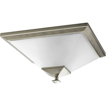 Image for Progress Lighting LED North Park Brushed Nickel Two-Light Flush Mount Fixture from HD Supply