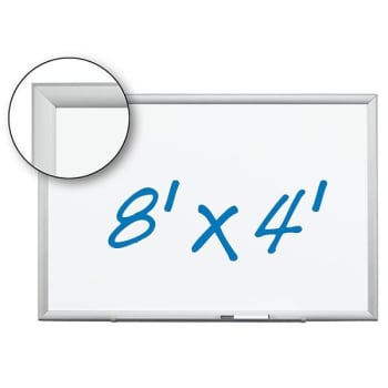 Image for 3M Premium Porcelain Dry Erase Board 96" x 48", Aluminum Frame from HD Supply