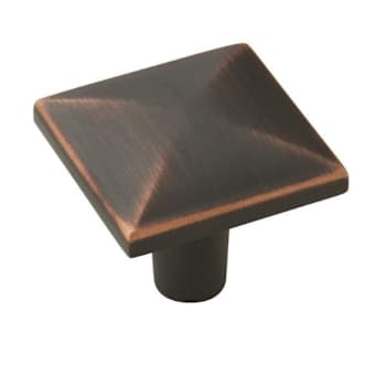 Amerock Extensity 1-1/8 In, 29 Mm Oil-Rub Bronze Cabinet Knob, Package Of 10