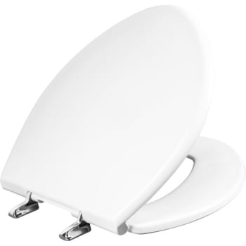 Image for Bemis® Paramont™ STA-TITE® Elongated Plastic Toilet Seat (White) from HD Supply