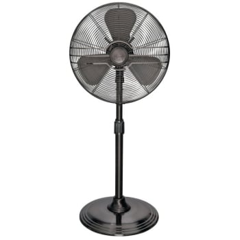 Image for Hunter Retro Onyx Copper Pedestal Fan 16" from HD Supply