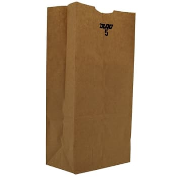 Duro Brown Recycled Grocery Bag With Kraft Case Of 500