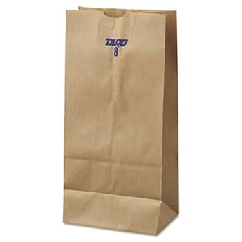Duro Brown Bag With Recycled Natural Kraft Case Of 500