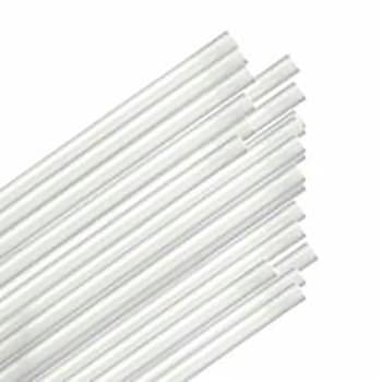 Empress Clear Unwrapped Jumbo Straw 7.75" Case Of 12,000