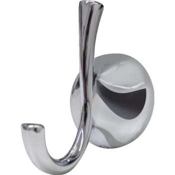 Image for Seasons® Anchor Point™ Double Robe Hook (Chrome) from HD Supply