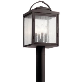 Image for Kichler® Carlson Rubbed Bronze 4 Light Post Light from HD Supply