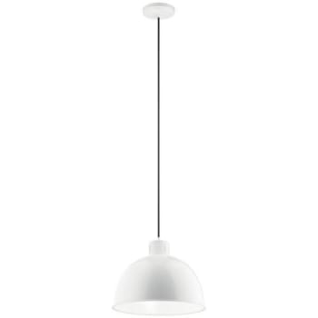 Image for Kichler® Zailey 16 in. 1-Light Pendant Fixture (White) from HD Supply