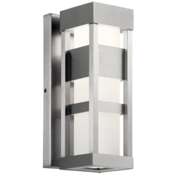Image for Kichler® Ryler 12 In. 1-Light Outdoor Wall Sconce (Silver) from HD Supply