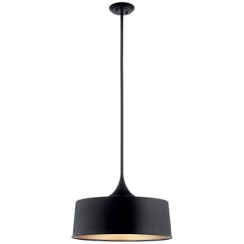 Image for Kichler® Elias 15 In. 1-Light Pendant Fixture (Black) from HD Supply