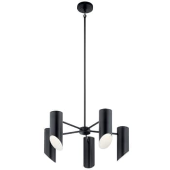 Image for Kichler® Trentino 5-Light Indoor Chandelier (Black) from HD Supply