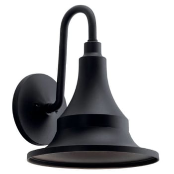 Image for Kichler® Hampshire 15.25 in. 1-Light Outdoor Wall Sconce (Black) from HD Supply