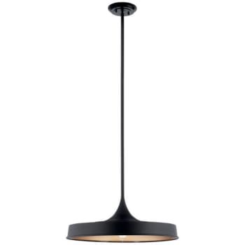 Image for Kichler® Elias 10 In. 1-Light Pendant Fixture (Black) from HD Supply