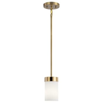 Image for Kichler® Ciona™ 4 In. 1-Light Pendant Fixture (Brushed Brass) from HD Supply