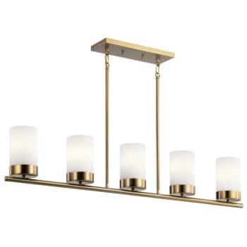 Image for Kichler® Ciona™ 5-Light Indoor Chandelier (Brushed Brass) from HD Supply