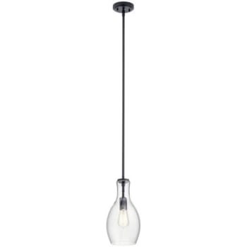 Image for Kichler® Everly 7 In. 1-Light Pendant Fixture (Black) from HD Supply