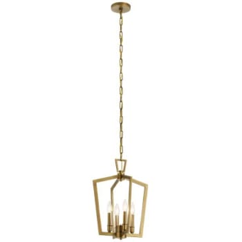 Image for Kichler® Abbotswell 4-Light Pendant Fixture (Natural Brass) from HD Supply