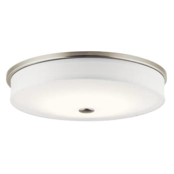Image for Kichler® 17.25 in. 1-Light LED Flush Mount Light (B.Nickel) from HD Supply