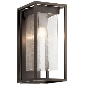 Image for Kichler® Mercer 18.75 in. 1-Light Outdoor Wall Sconce (Bronze) from HD Supply