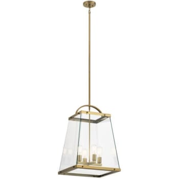 Image for Kichler® Darton 4-Light Pendant Fixture (Natural Brass) from HD Supply