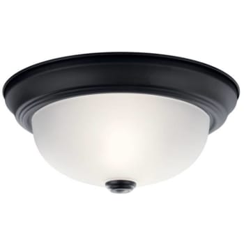 Image for Kichler® 11.25 Black Transitional Flush Mount from HD Supply