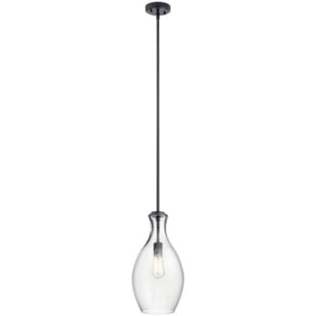 Image for Kichler® Everly 17.75 in. 1-Light Pendant (Black) from HD Supply