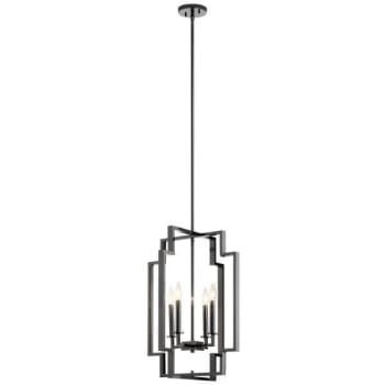 Image for Kichler® Downtown Deco 18 In. 4-Light Pendant Fixture (Midnight Chrome) from HD Supply