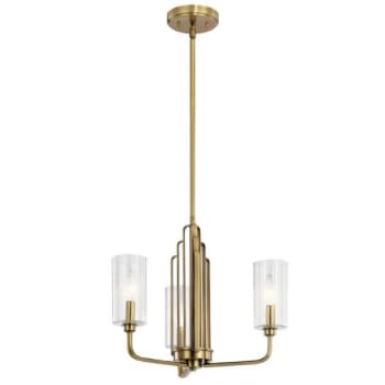 Image for Kichler® Kimrose™ 3-Light Indoor Chandelier (Brushed Natural Brass) from HD Supply