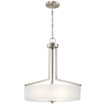 Image for Kichler® Skagos 3-Light Pendant Fixture (Brushed Nickel) from HD Supply