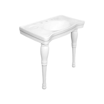 Image for Kingston Brass Imperial Sink Basin Console, White from HD Supply