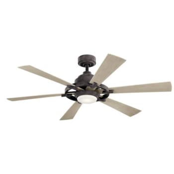 Image for Kichler® Iras 52 in. Ceiling Fan w/ LED Light (Weathered Zinc) from HD Supply