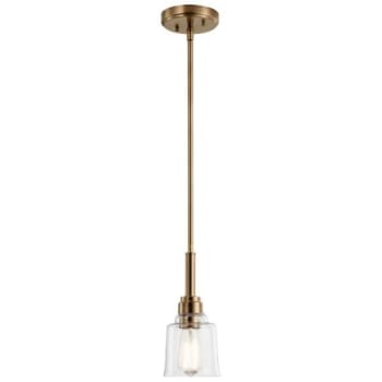 Image for Kichler® Aivian™ 5 In. 1-Light Pendant Fixture (Weathered Brass) from HD Supply