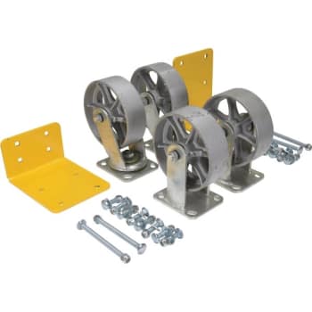 Image for Vestil Semi Steel Caster Kit 6" x 2" from HD Supply