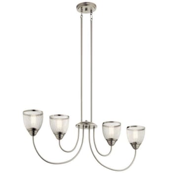 Image for Kichler® Voclain 4-Light Linear Indoor Chandelier from HD Supply