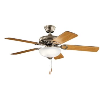 Image for Kichler® Sutter Place 52 In. Ceiling Fan W/ Light (Silver) from HD Supply