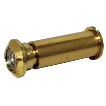 Strybuc 160 Degree Plastic Lens Door Viewer (Case-20) (Solid Brass)
