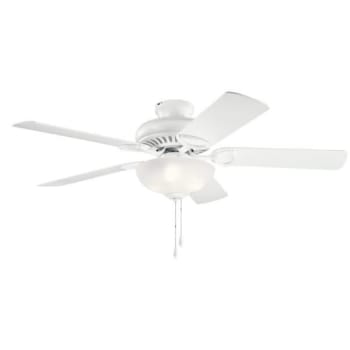 Kichler® Sutter Place 52 In. Ceiling Fan W/ Light (White)