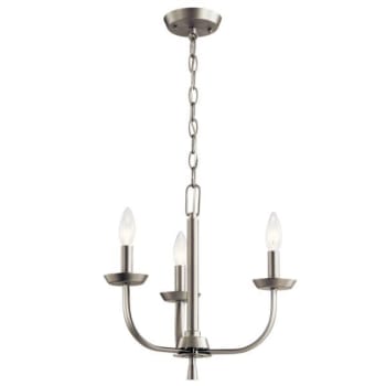 Image for Kichler® Kennewick 3-Light Indoor Chandelier (B. Nickel) from HD Supply