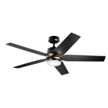 Image for Kichler® Maeve 52 In. 5-Blade Led Ceiling Fan W/ Light (Black) from HD Supply