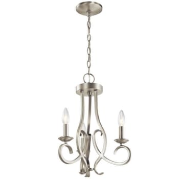 Image for Kichler® Ania 3-Light Indoor Chandelier (B. Nickel) from HD Supply