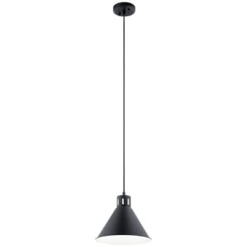 Image for Kichler® Zailey 1-Light Pendant Fixture (Black) from HD Supply
