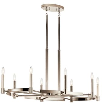 Image for Kichler® Tolani™ 8-Light Pendant Indoor Chandelier (Polished Nickel) from HD Supply