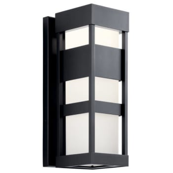 Image for Kichler® Ryler 18.5 In. 1-Light Outdoor Wall Sconce (Black) from HD Supply