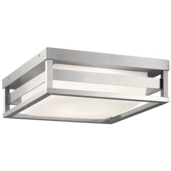 Image for Kichler® Ryler Outdoor Ceiling Light (Brushed Aluminum) from HD Supply