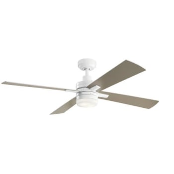 Image for Kichler® Lija 52 In. 4-Blade Led Ceiling Fan W/ Light (White) from HD Supply