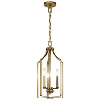 Image for Kichler® Morrigan 3-Light Pendant Fixture (Natural Brass) from HD Supply