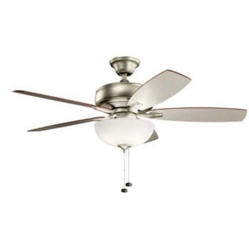 Image for Kichler® Terra Select 52 in. Ceiling Fan w/ LED Light (Brushed Nickel) from HD Supply