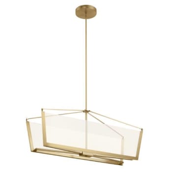 Image for Kichler® Ca Lighters Champagne Gold Linear Chandelier LED from HD Supply